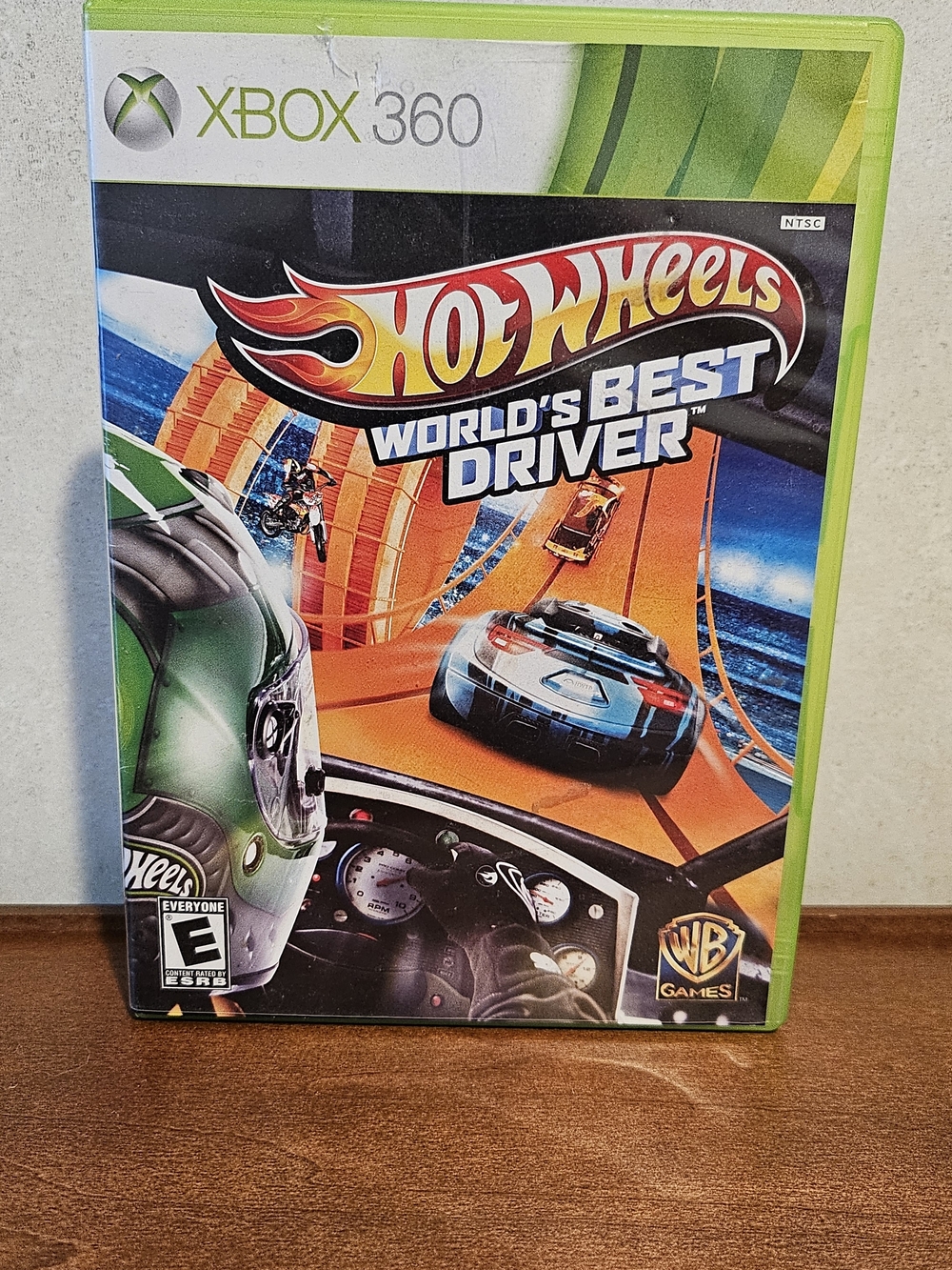 Mattel Hot Wheels Xbox 360 Game with Green, Orange, Blue Artwork